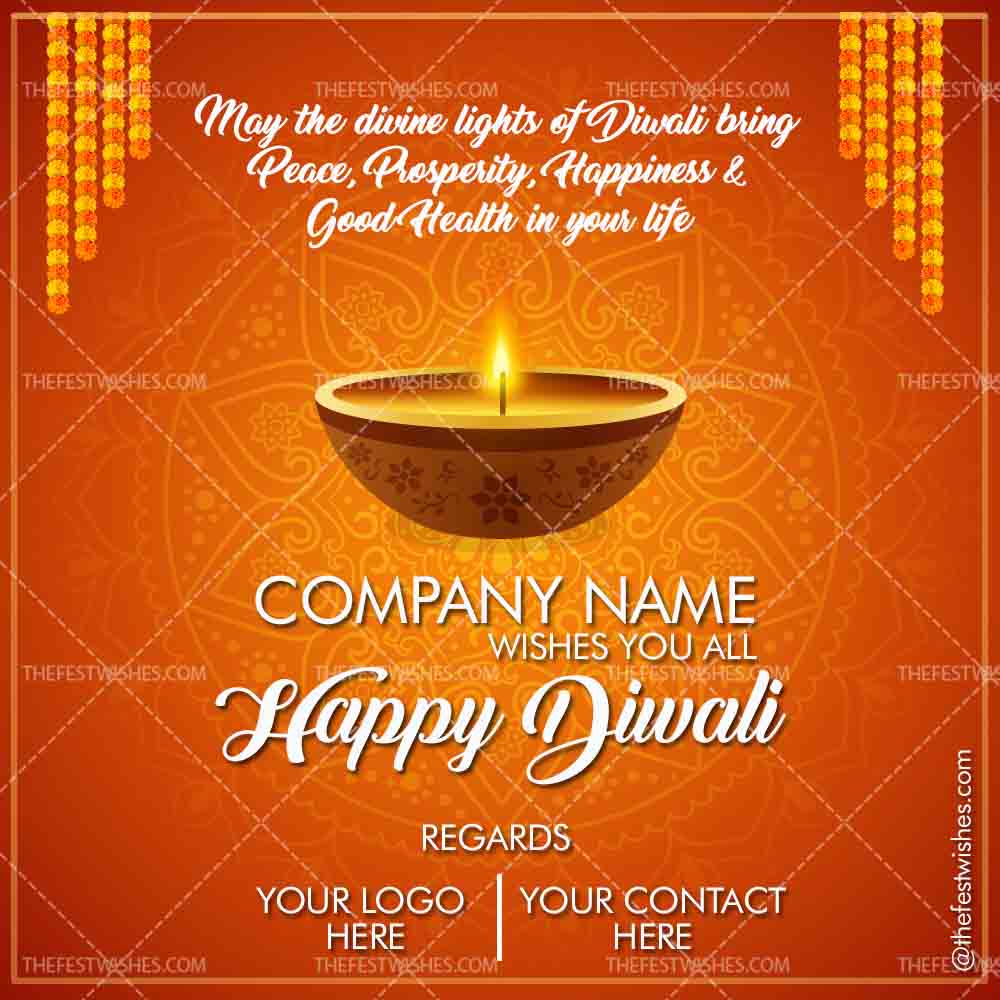 Diwali Wishes Greeting 1 | Customized festival wishes with name