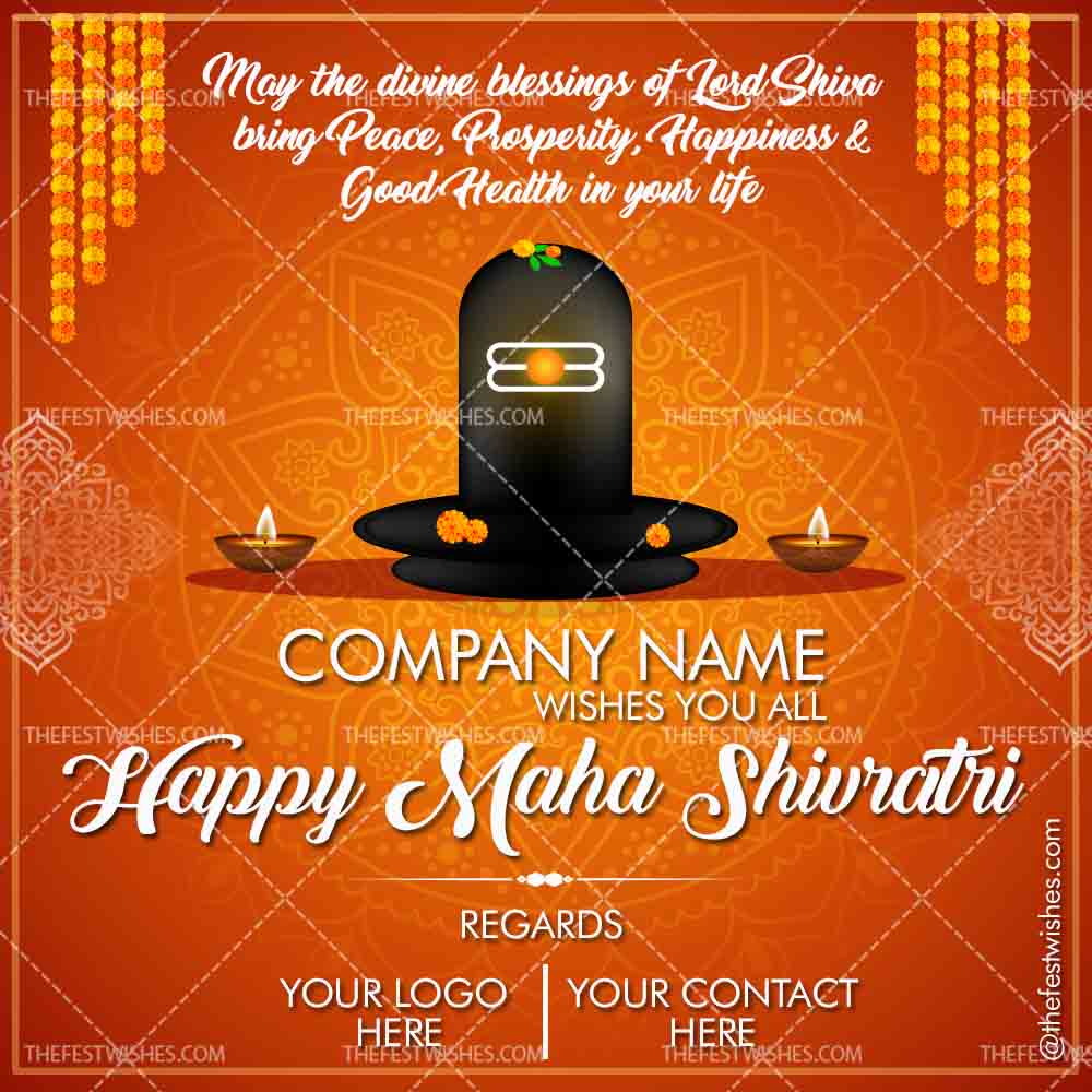Maha Shivratri Wishes Greeting 1 | Customized festival wishes with ...